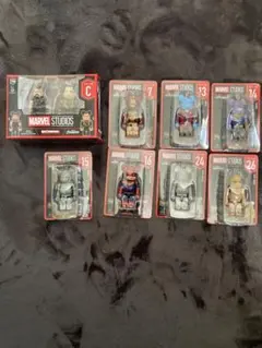 MARVEL STUDIOS BE@RBRICK ハッピーくじ 8個セット