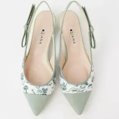 ダイアナ DIANA オリジナルアート柄パンプス 24.5cm WEB限定品