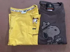 PUMAスヌーピー ポケットTシャツセット130cm