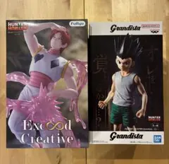 HUNTER×HUNTER フィギュア ゴン ヒソカ 2体セット　ヒソカ開封品 HUNTER×HUNTER フィギュア 2種セット ゴン ヒソカ - メルカリ