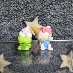 サンリオキャラクターズ とろりーんマスコット　けろけろけろっぴ　キティちゃん