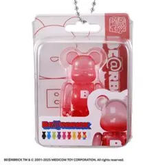 BE@RBRICK ベアブリック チャーム Vol.2 クリアレッド