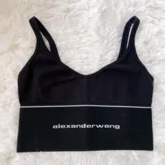 alexanderwang ブラック ブラトップ Sサイズ アレキサンダーワン ブラトップ タンクトップ Sサイズ黒