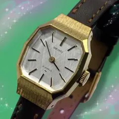 美品 稼働品 セイコー レディース腕時計 1976年製 シルバー系文字盤 手巻き