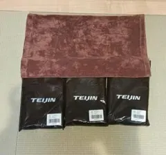 TEIJIN ブラウン タオル地 のびのび枕カバー 4枚セットのサムネイル
