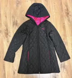 PUMA フード付きキルティングジャケット M プーマ