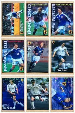 サッカー日本代表チーム カルビーJリーグチップス インサートカード ★2枚価格★