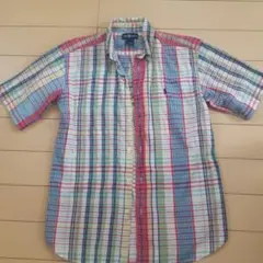 【海外購入】RALPH LAUREN BOYS Lサイズ マドラスチェックシャツ