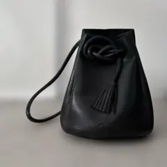 VASICヴァジックBondボンド ショルダーバッグブラック巾着型