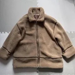 ブラウン フリースジャケット