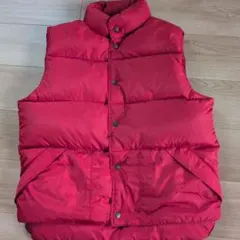 古着　L.L.Bean ダウンベスト レッド　80s90sのサムネイル