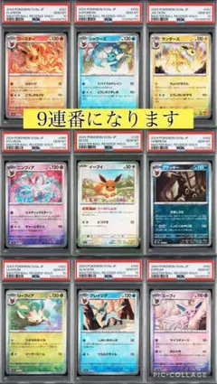 【All PSA10】9連番！　ブイズ　マスターボールミラー