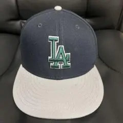 NEWERA LA Dodgers ネイビーxグレー　7 1/4