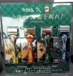 鬼滅の刃 髭剃り  4種 コンプリートパック schick シック