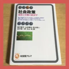 【早い者勝ち！】社会政策 福祉と労働の経済学