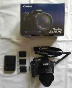 【中古】Canon PowerShot SX70 HS　純正バッテリー3個付き 2026年最新】powershot sx70 hsの人気アイテム - メルカリ