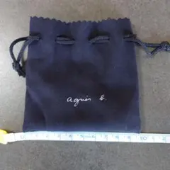 agnès b. 黒 ミニサイズポーチ