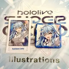 雪花ラミィ ホロライブ 7th Fes expo スクエア缶バッジ - メルカリ