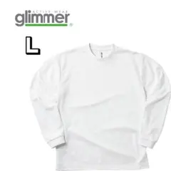 4.4オンス　ドライロングスリーブTシャツ　304　白　L　ドライ　長袖　長Tのサムネイル