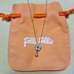 【Folli Follie】フォリフォリ 花モチーフ ネックレス
