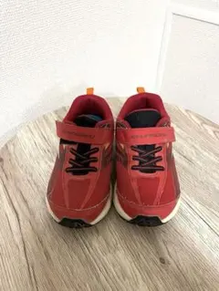 【18.0cm】SYUNSOKU レッド スニーカー 瞬足 赤