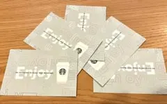 24時間以内発送！スターバックスEnjoy 5枚セット　使用期限2026/4/6