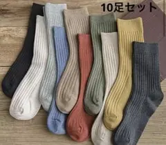 レディースソックス 靴下 10足セットまとめ売り無地 オールシーズン 30