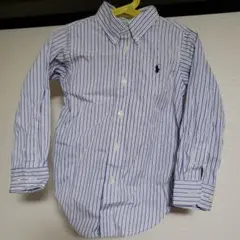 Ralph Lauren ストライプ ボタンダウンシャツ 110
