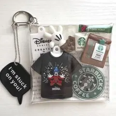 ☆ガチャ詰めポーチ☆Disney カフェ