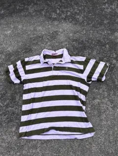 A BATHING APE ボーダー ポロシャツ Lサイズのサムネイル