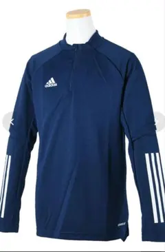 ☆adidas☆ AEROREADY ハーフジップジャージ ネイビー150サイズ