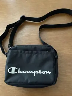 Champion ブラック ショルダーバッグ