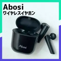 Abosi ワイヤレスイヤホン Bluetooth5.0 左右分離型 マイク付