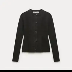 a*.様 ZARA ザラ　ウール100% フィットニットカーディガン