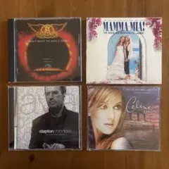 Aerosmith エリック・クラプトン他　CD4タイトル