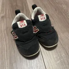 New Balance 313 ブラック/レッド スニーカー