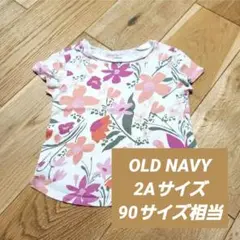 OLD NAVY オールドネイビー 半袖 Tシャツ 90サイズ ピンク 花柄