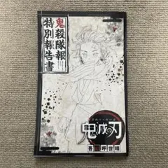 鬼滅の刃 鬼殺隊報 特別報告書
