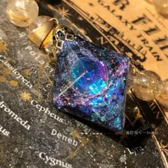 宇宙ペンダント 宇宙ガラス ブラックオパール ネックレス 2025年最新】宇宙ガラスペンダントブラックオパールの人気