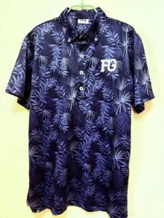 FILA　葉柄ネイビーポロシャツ
