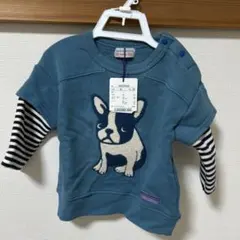 フレンチブルドッグ刺繍トレーナー
