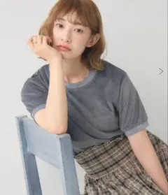 ベロアリンガーTEE グレーのサムネイル