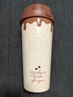 【美品】スターバックス2026バレンタインタンブラー チョコ＆犬
