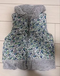 R.M. Mana collection 花柄中綿ベスト　100