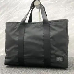 極美品✨ ポーター ドライブ トートバッグ ブラック ナイロン A4収納 多機能