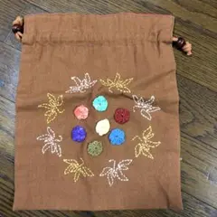 和柄巾着袋3点セット