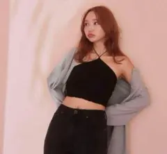 searoomlynn×babykiyコラボ　デニム　ウォッシュブラック23 BabyKiy×SeaRoomlynn – Sea Room lynn