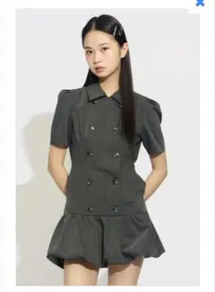 最終値下】SLY DOUBLE BUTTON BALLOON ショートワンピ - メルカリ