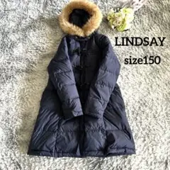 【お写真要確認】LINDSAY リンジィフェザー20%混上品ダウンコート　150