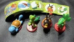 ポケットモンスター旅立ちの 3匹 チョコエッグフィギュア4体